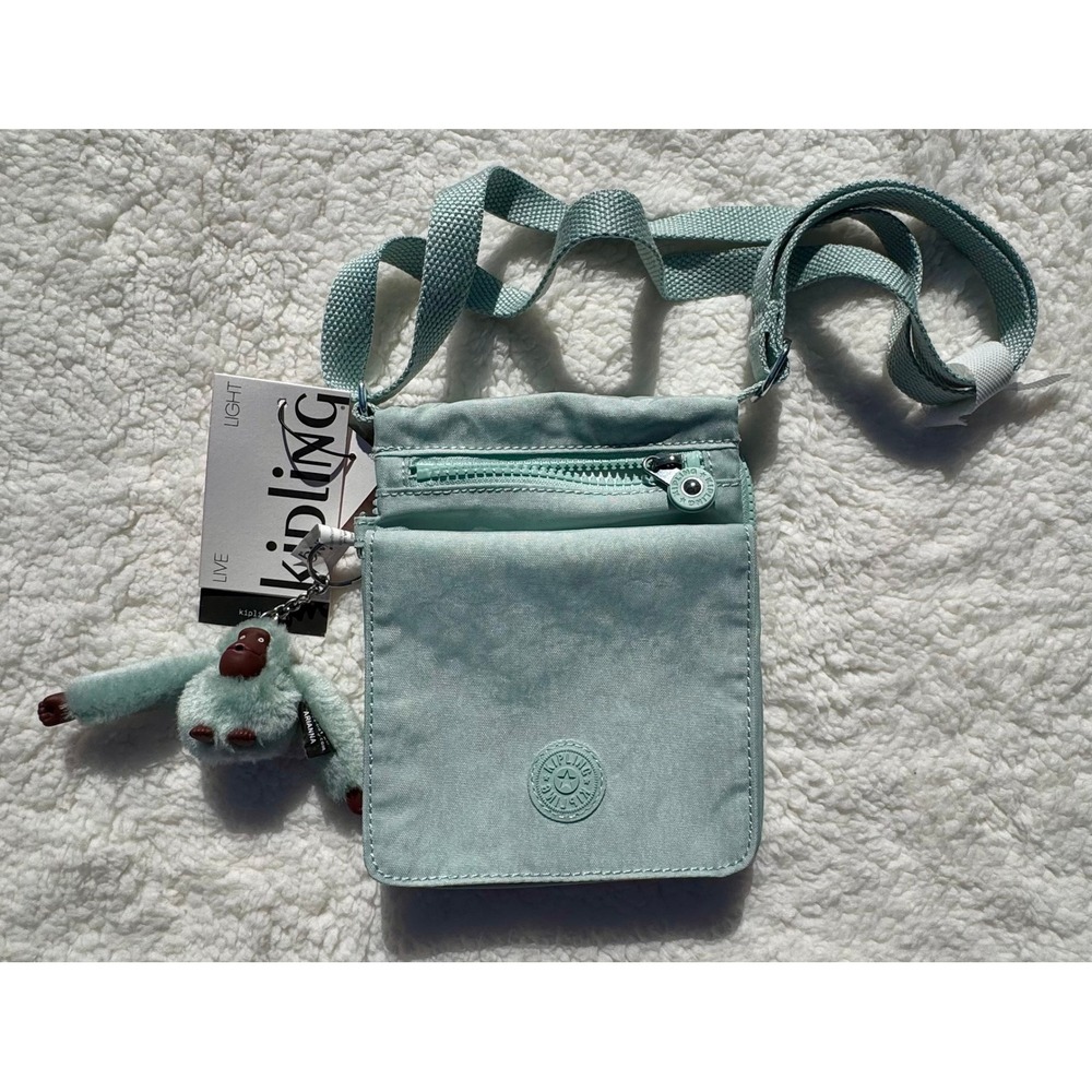 Kipling Nilla‎ Dorado Crossbody Bag Springtime Sage Green Lightweight, NWT